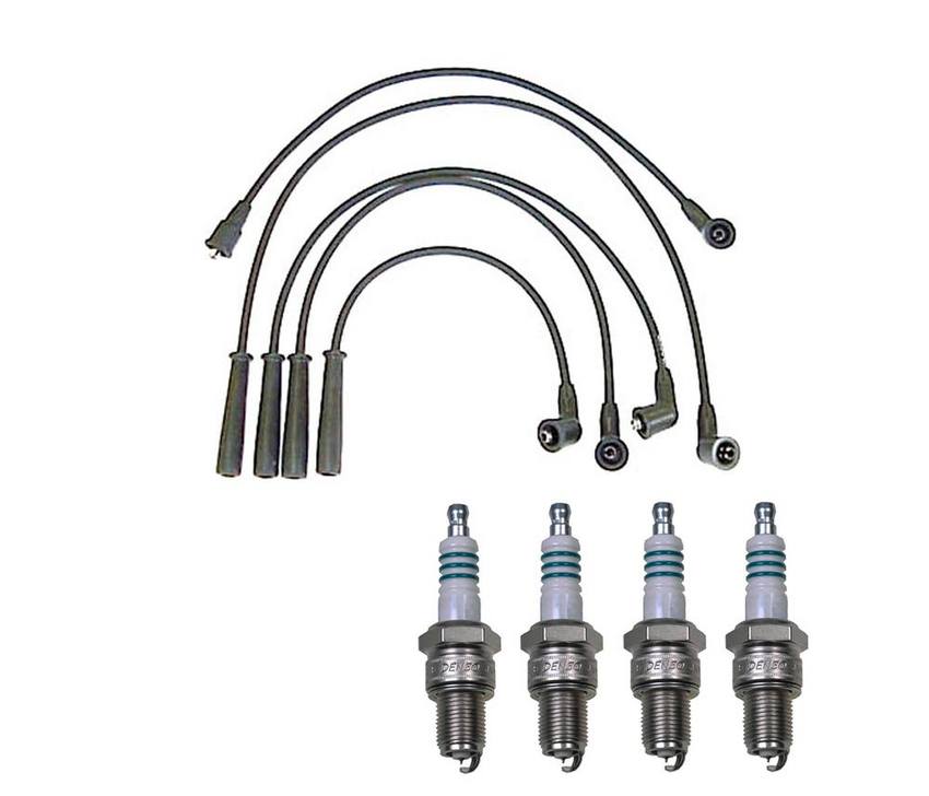 Mercedes SAAB Ignition Wire Kit (7mm) (4 Pieces) 101000036AB - Denso